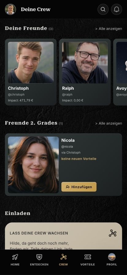 AVOYA App — Crew